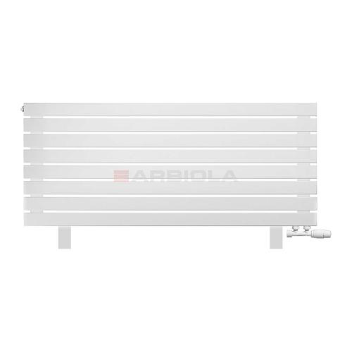 Arbiola Gorizont Liner VZ 1250-36-08 секции белый горизонтальный радиатор c нижним подключением с ножками