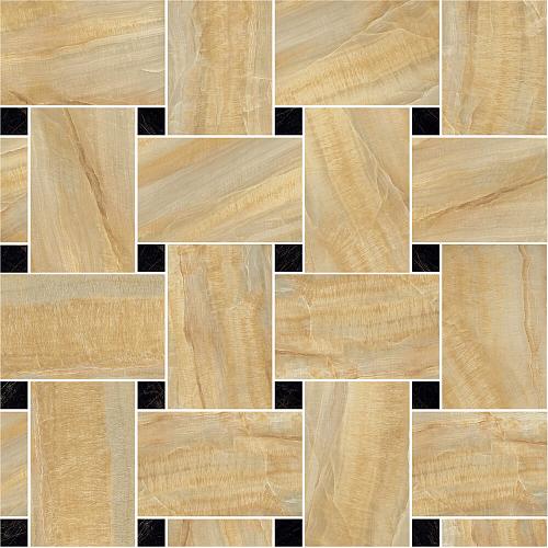 Versace Marble Mos.Intrec.Oro-Nero 29,1x29,1 см Напольная плитка