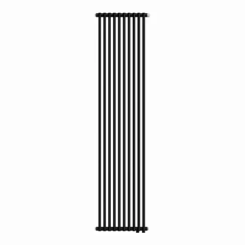 Royal Thermo Shift R22 VC2180 - 10 секций RAL9005m Дизайн-радиатор (черный) с нижним подключением