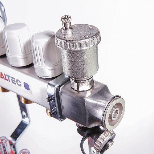 Valtec 1", 3 x 3/4", "евроконус" Коллекторный блок с регулировочными клапанами и расходомерами