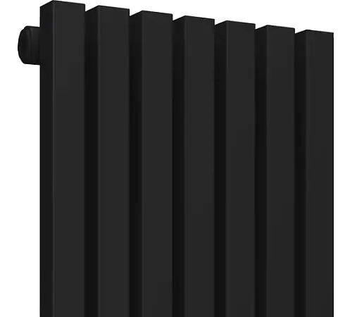 КЗТО QUADRUM 30 V 1- 1750-12 R RAL1T103S9005 Радиатор (черный матовый муар) с нижним подключением