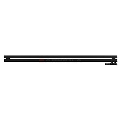 Arbiola Ritmo Gorizont V 1800-40-02 секции чёрный горизонтальный радиатор c нижним подключением