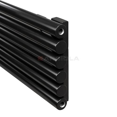 Arbiola Gorizont Iris H 1200-42-12 секции черный горизонтальный радиатор c боковым подключением