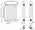 Rifar Tubog 2180 8 секции стальной трубчатый радиатор c боковым подключением