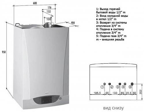 Baxi NUVOLA-3 Comfort 240 Fi настенный газовый котел (двухконтурный)