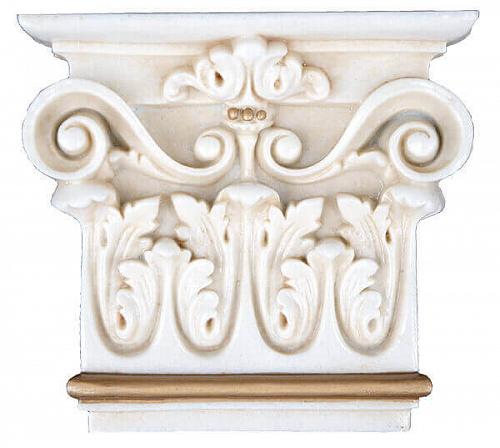 Infinity Ceramic Tiles Vaticano Capitel-1 Oro 18.5x20 декоративный элемент