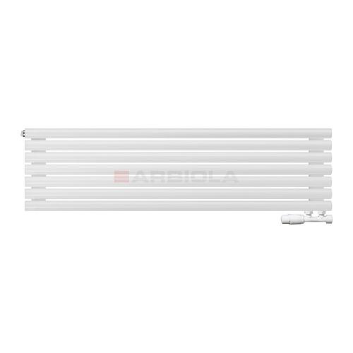 Arbiola Gorizont Iris V 1250-42-07 секции белый горизонтальный радиатор c нижним подключением