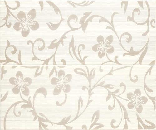 Ceramica Konskie, Crypton, Crypton glam white Панно (из 2-х пл.) 50х60