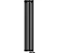 КЗТО QUADRUM 30 V 1- 1750-8 R RAL1T103S9005 Радиатор (черный матовый муар) с нижним подключением