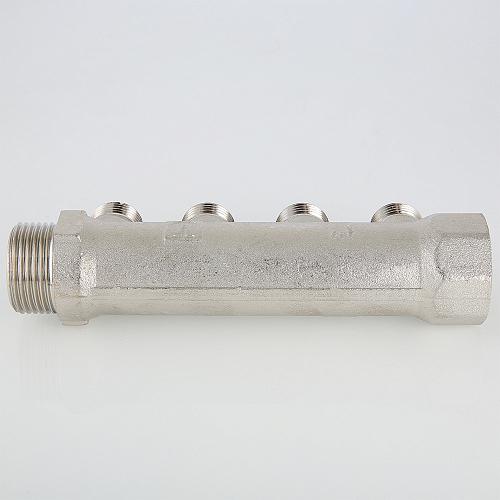 Valtec 1", 3 х 1/2" Коллектор с наружной резьбой 3 вых. (плоское уплотнение)