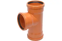 Ostendorf KGEA Тройник 3-х раструбный 110/110х87° для наружной канализации