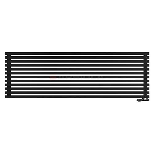 Arbiola Ritmo Gorizont V 2200-40-12 секций чёрный горизонтальный радиатор c нижним подключением