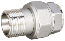 LD Pride Сгон разъемный (американка) DN15 (1/2") ВР/НР латунь никель