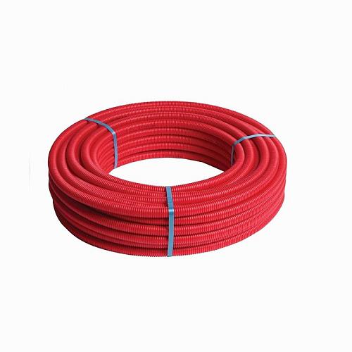 Henco Standard PEXc-AL-PEXc 20х2 мм (25 м) в красной гофре труба металлопластиковая
