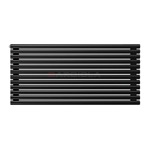 Arbiola Gorizont Iris H 1200-42-12 секции черный горизонтальный радиатор c боковым подключением