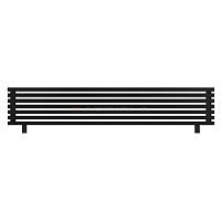 Arbiola Gorizont Ritmo HZ 2200-40-07 секций чёрный горизонтальный  радиатор c боковым подключением (на ножках)