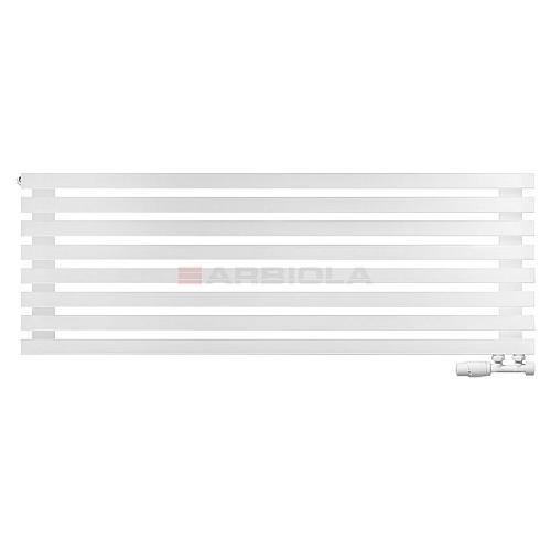 Arbiola Ritmo Gorizont V 1250-40-08 секций белый горизонтальный радиатор c нижним подключением