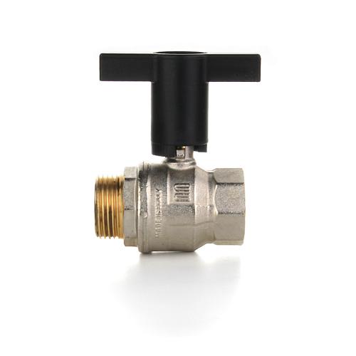 Elsen Кран шаровой НВ 3/4", высокая ручка из пластмассы