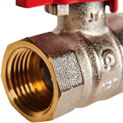 ROMMER Кран шаровой, ВР/ВР, ручка бабочка 1"